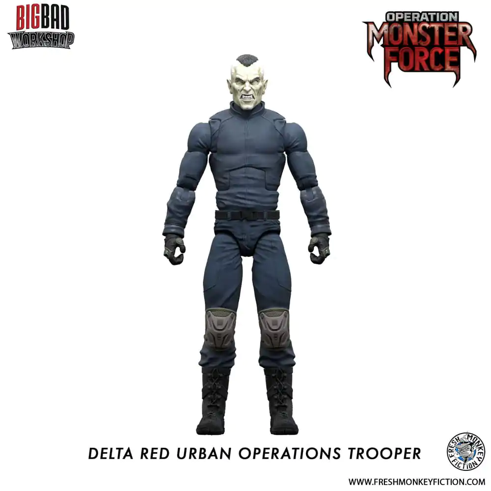 Operation: Monster Force 1/12 Delta Red Urban Operations Trooper akciófigura 15 cm termékfotó