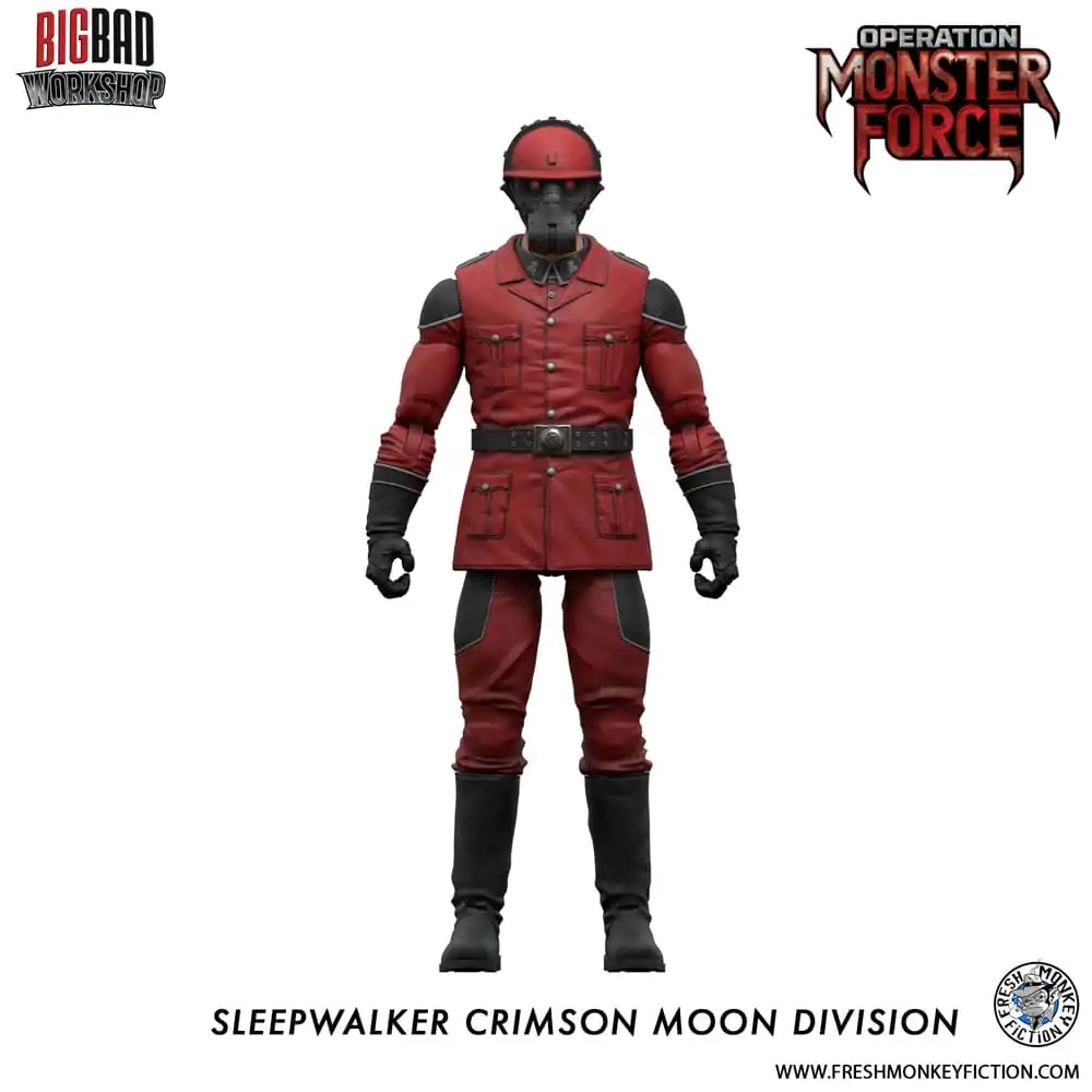 Operation: Monster Force 1/12 Sleepwalker Crimson Moon Division akciófigura 15 cm termékfotó