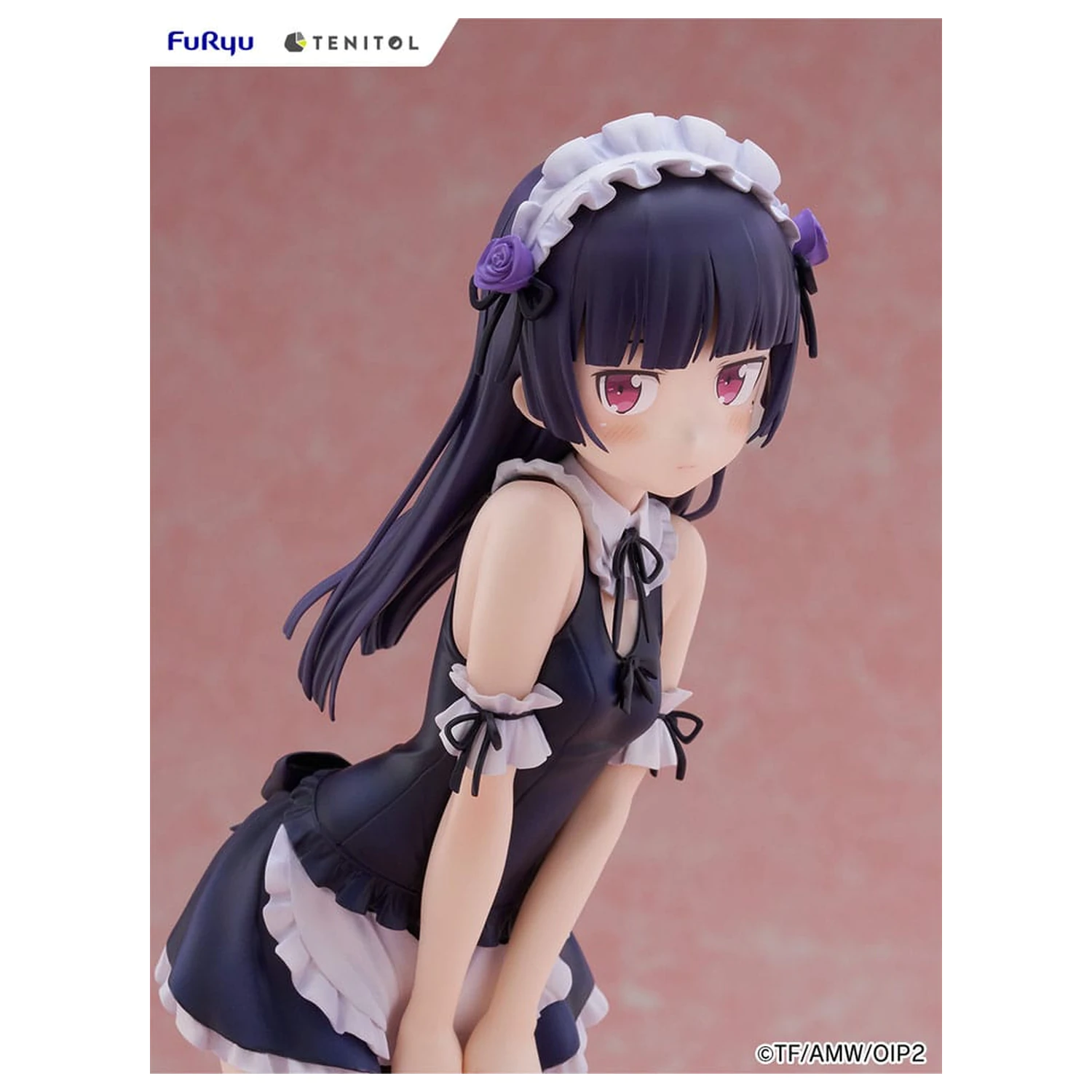 Ore no Imouto ga Konna ni Kawaii Wake ga Nai. Tenitol Tall Kuroneko swimsuits maid Ver. PVC szobor figura 27 cm  termékfotó