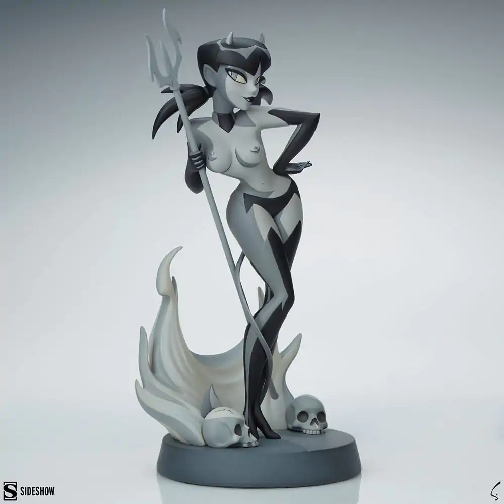 Original Artist Series Statue Devil Girl (Black and White Variant) 30 cm termékfotó