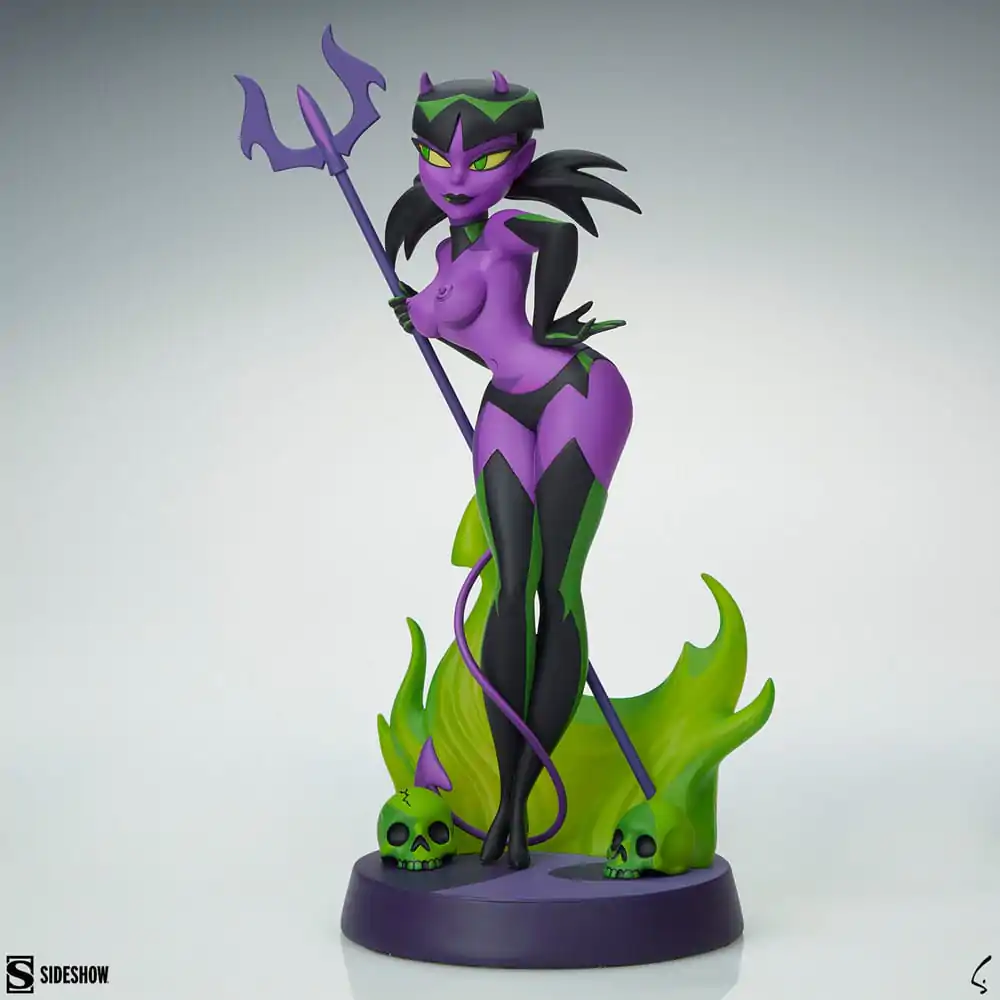 Original Artist Series Statue Devil Girl (Purple and Green Variant) 30 cm termékfotó