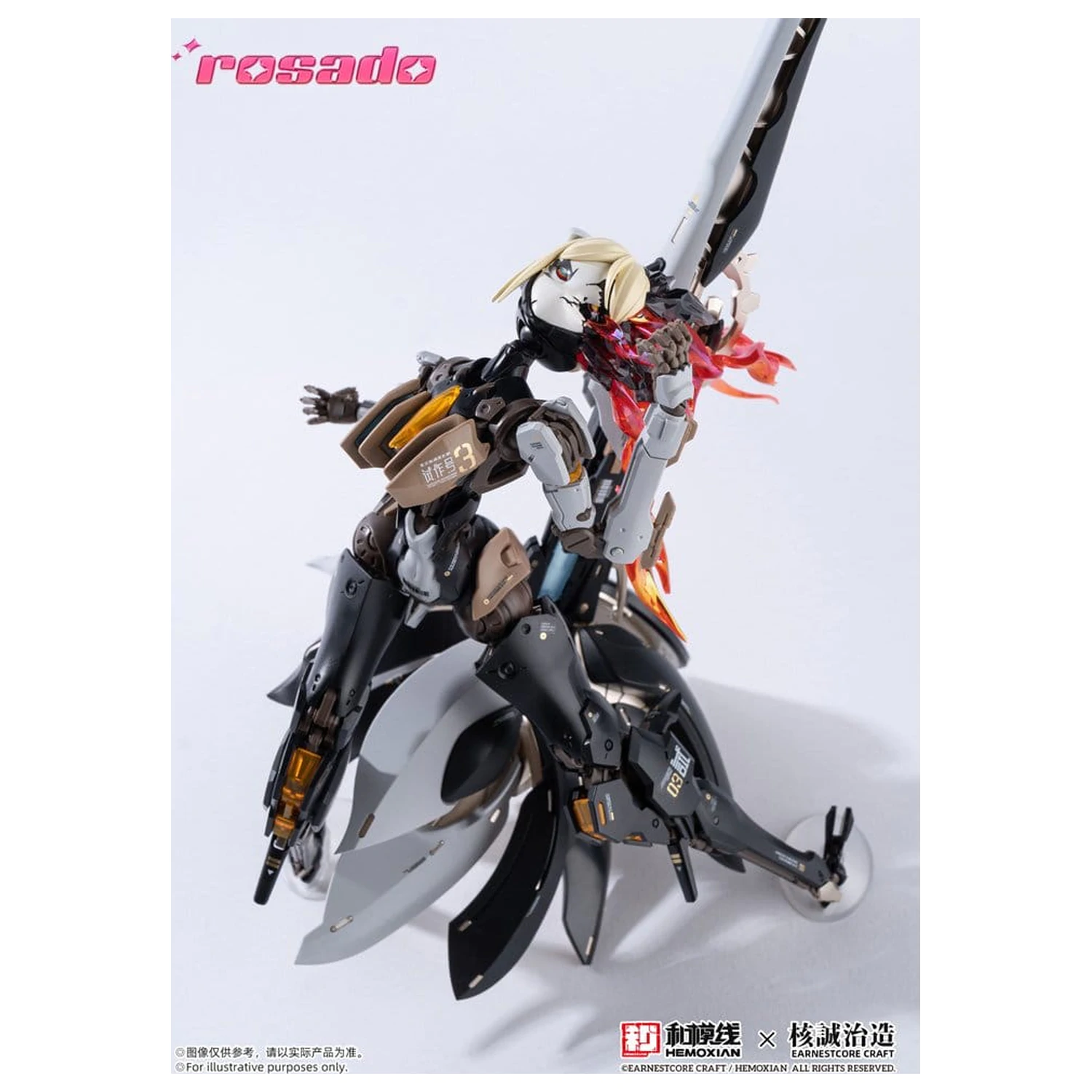 Original Character 1/10 Rosado Project RS-03 Starflower Lily MK3 Műanyag modell készlet 20 cm termékfotó