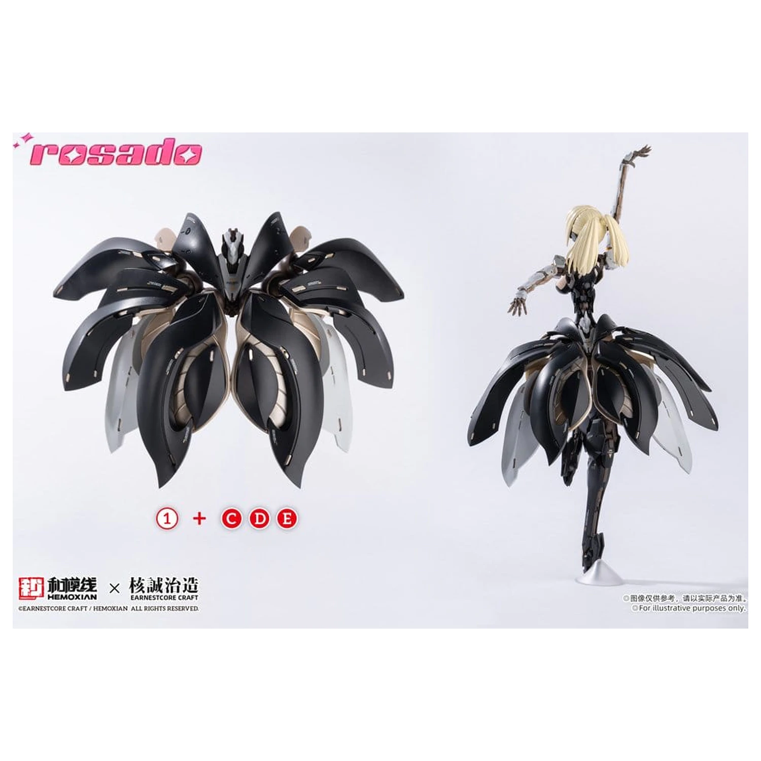 Original Character 1/10 Rosado Project RS-03 Starflower Lily MK3 Műanyag modell készlet 20 cm termékfotó