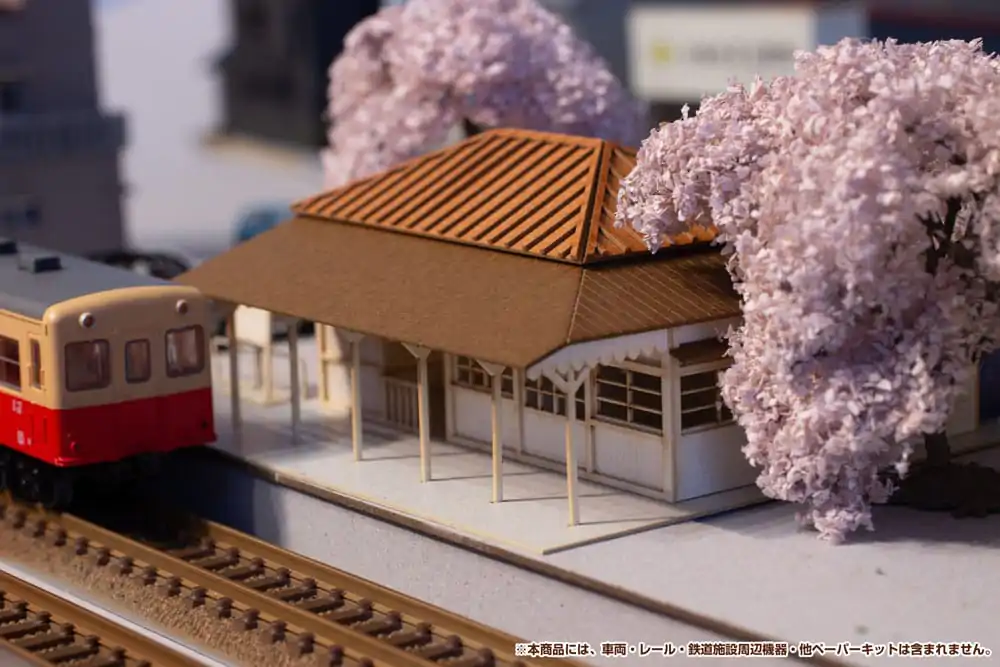 Original Character 1/150 Anitecture Station (Kominato Railway) papír modell készlet 3 cm termékfotó