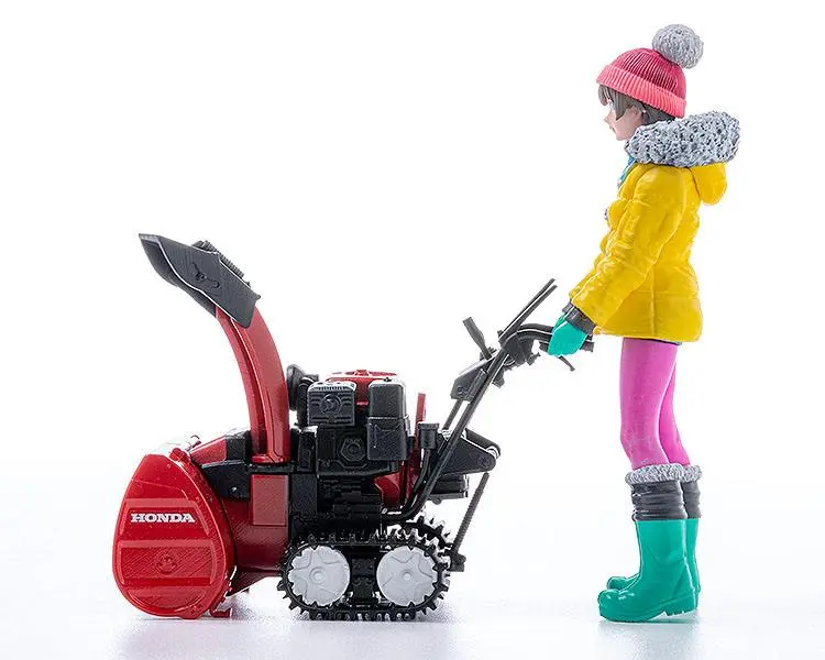 Original Character 1/20 PLAMAX MF-62 minimum factory Minori with Honda Small Snow Plow HSS1170n (JX) Műanyag modell készlet 9 cm termékfotó