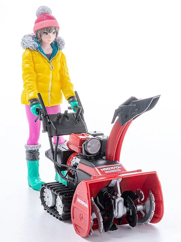 Original Character 1/20 PLAMAX MF-62 minimum factory Minori with Honda Small Snow Plow HSS1170n (JX) Műanyag modell készlet 9 cm termékfotó