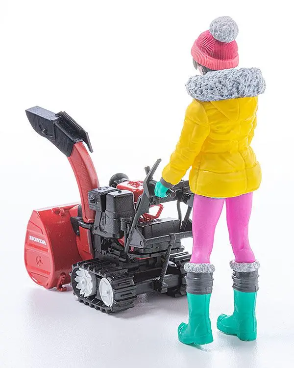 Original Character 1/20 PLAMAX MF-62 minimum factory Minori with Honda Small Snow Plow HSS1170n (JX) Műanyag modell készlet 9 cm termékfotó