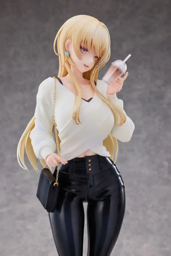 Original Character 1/4 Aoi Koigakubo Illustrated by Fujiko Leather Pants Deluxe Edition szobor figura 42 cm termékfotó