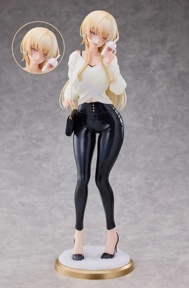 Original Character 1/4 Aoi Koigakubo Illustrated by Fujiko Leather Pants Deluxe Edition szobor figura 42 cm termékfotó