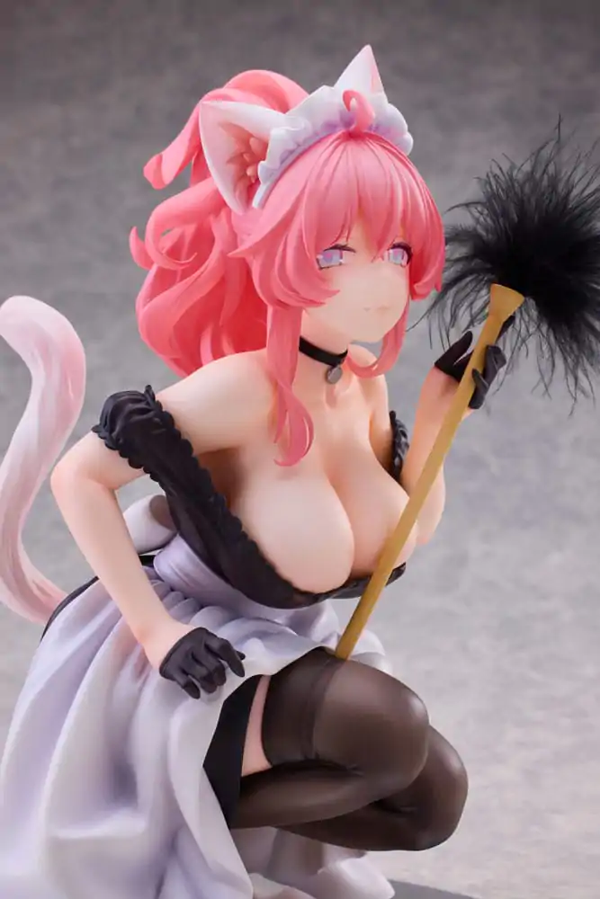 Original Character 1/4 Cat´s Thought Maid Cat Mochan PVC szobor figura 24 cm termékfotó