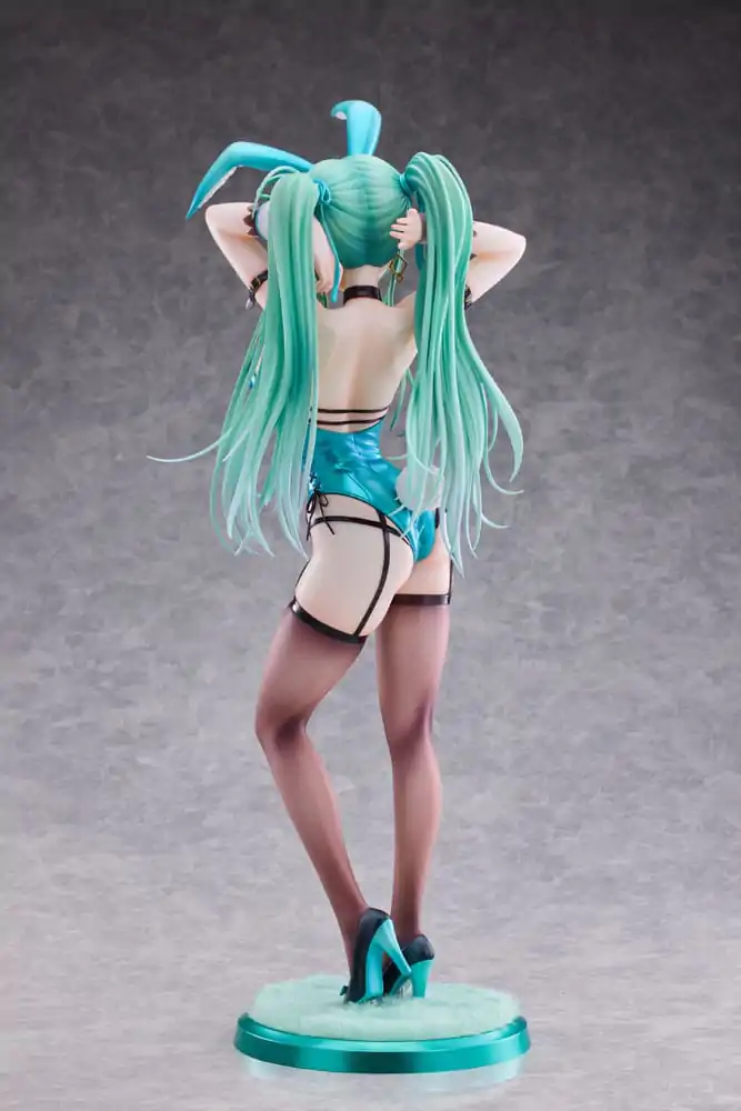 Original Character 1/4 Green Twin Tail Bunny-chan PVC szobor figura 43 cm termékfotó