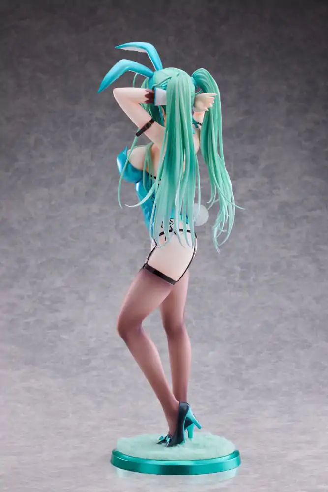 Original Character 1/4 Green Twin Tail Bunny-chan PVC szobor figura 43 cm termékfotó