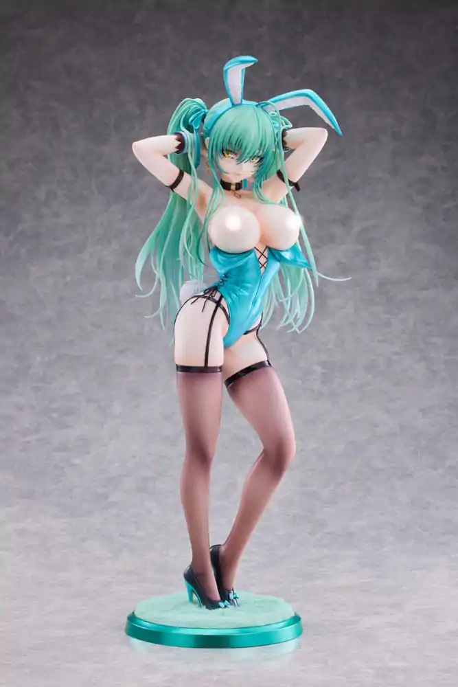 Original Character 1/4 Green Twin Tail Bunny-chan PVC szobor figura 43 cm termékfotó