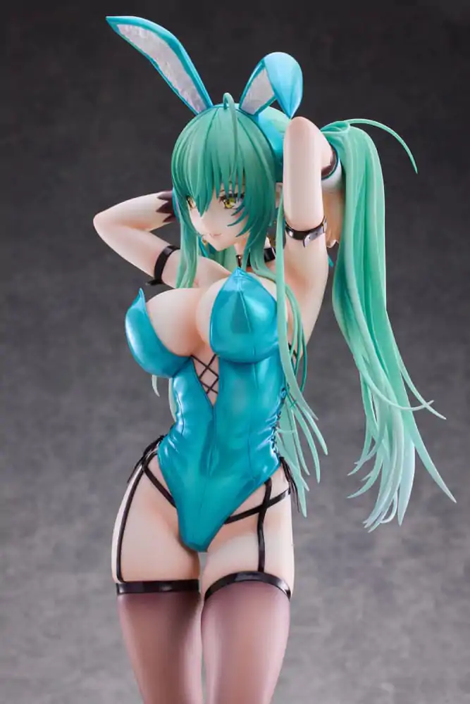 Original Character 1/4 Green Twin Tail Bunny-chan PVC szobor figura 43 cm termékfotó