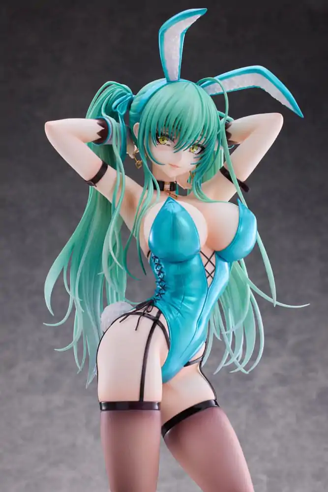 Original Character 1/4 Green Twin Tail Bunny-chan PVC szobor figura 43 cm termékfotó