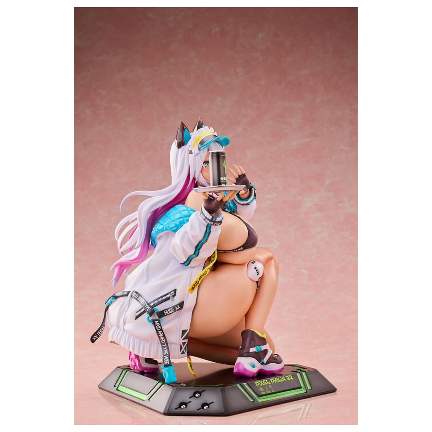 Original Character 1/4 Meido-Busou: Ax Street Ver. szobor figura 26 cm    termékfotó