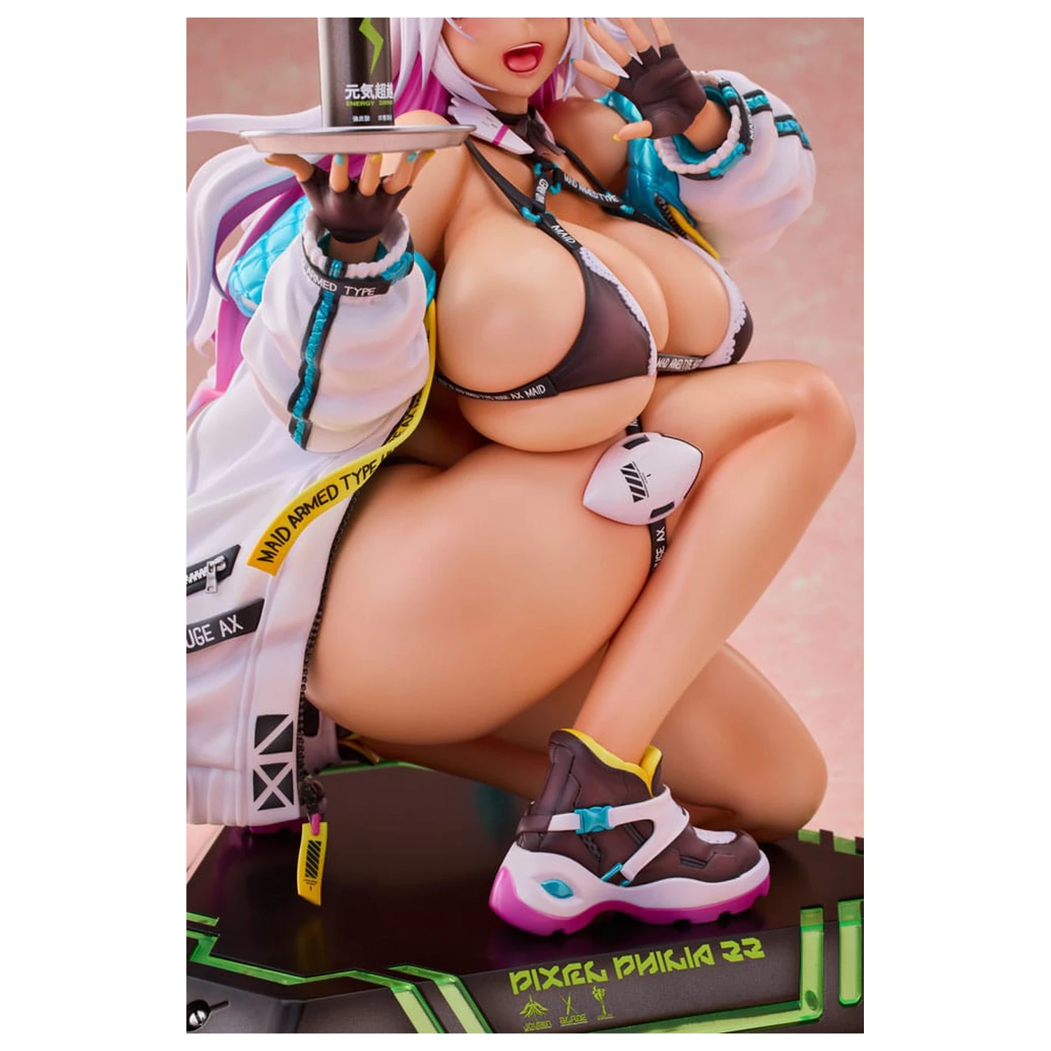 Original Character 1/4 Meido-Busou: Ax Street Ver. szobor figura 26 cm    termékfotó