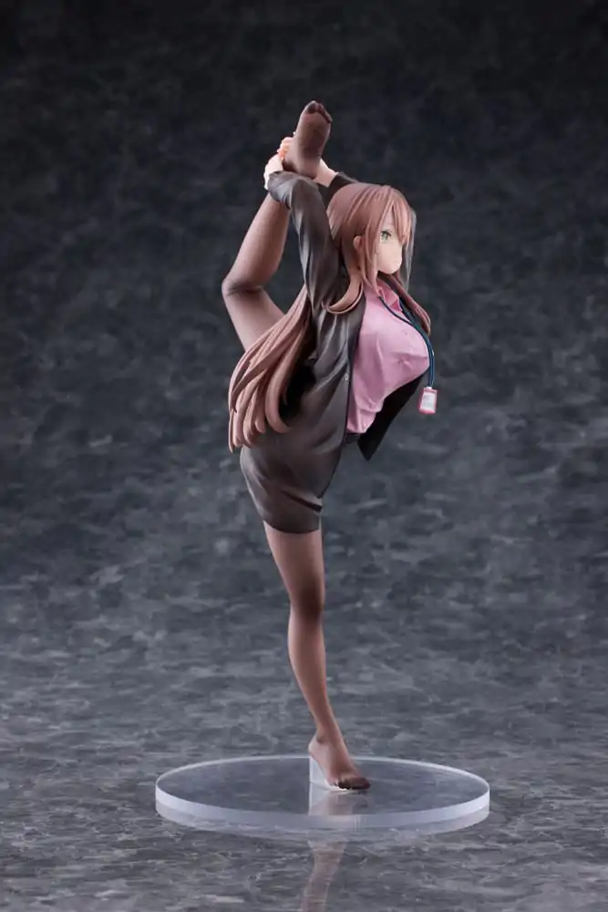 Original Character 1/6 OL-chan Who Doesn't Want to Go to Work Pink Ver. Deluxe Edition PVC szobor figura 26 cm termékfotó