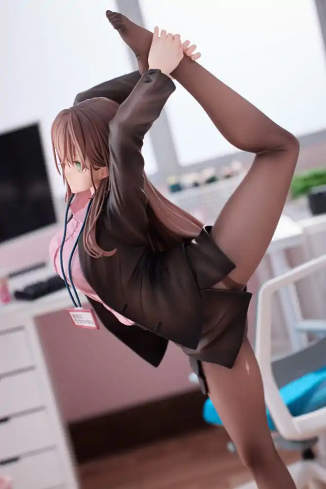 Original Character 1/6 OL-chan Who Doesn't Want to Go to Work Pink Ver. Deluxe Edition PVC szobor figura 26 cm termékfotó