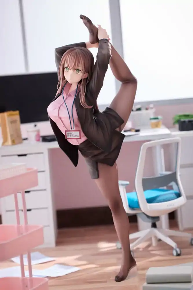 Original Character 1/6 OL-chan Who Doesn't Want to Go to Work Pink Ver. Deluxe Edition PVC szobor figura 26 cm termékfotó