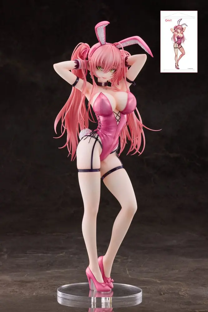 Original Character 1/4 Pink Twintail Bunny-chan Deluxe Ver. PVC szobor figura 43 cm termékfotó