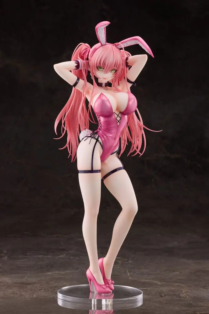 Original Character 1/4 Pink Twintail Bunny-chan PVC szobor figura 43 cm termékfotó