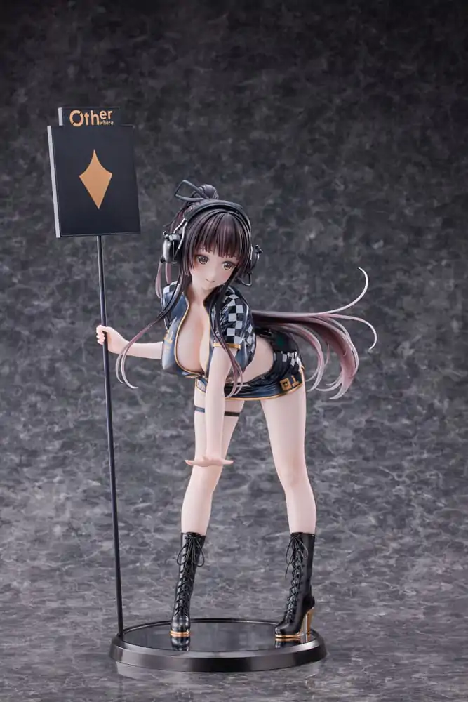 Original Character 1/4 Racing Girl Kurumizawa PVC szobor figura 43 cm termékfotó