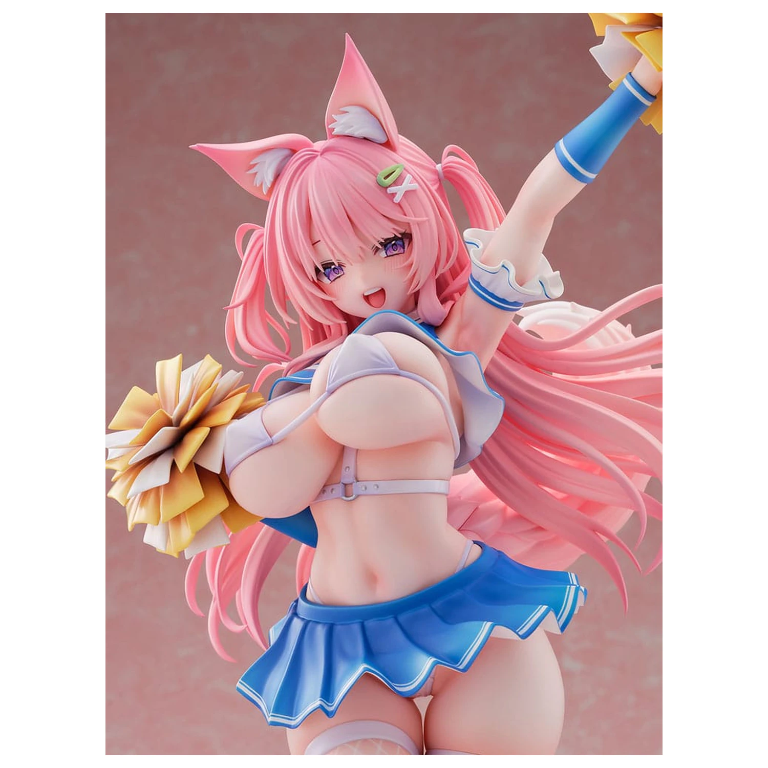 Original Character 1/5 Kemomimi Cheer Girl illustration by Yatanuki Kei DX Version szobor figura 35 cm     termékfotó