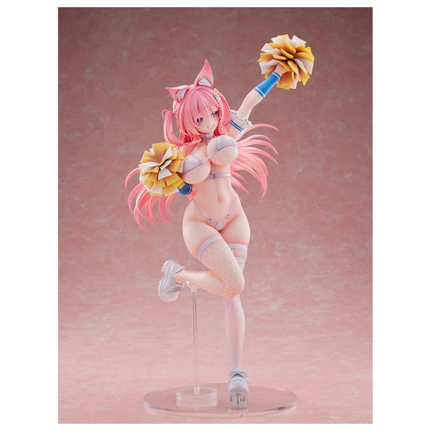 Original Character 1/5 Kemomimi Cheer Girl illustration by Yatanuki Kei DX Version szobor figura 35 cm     termékfotó