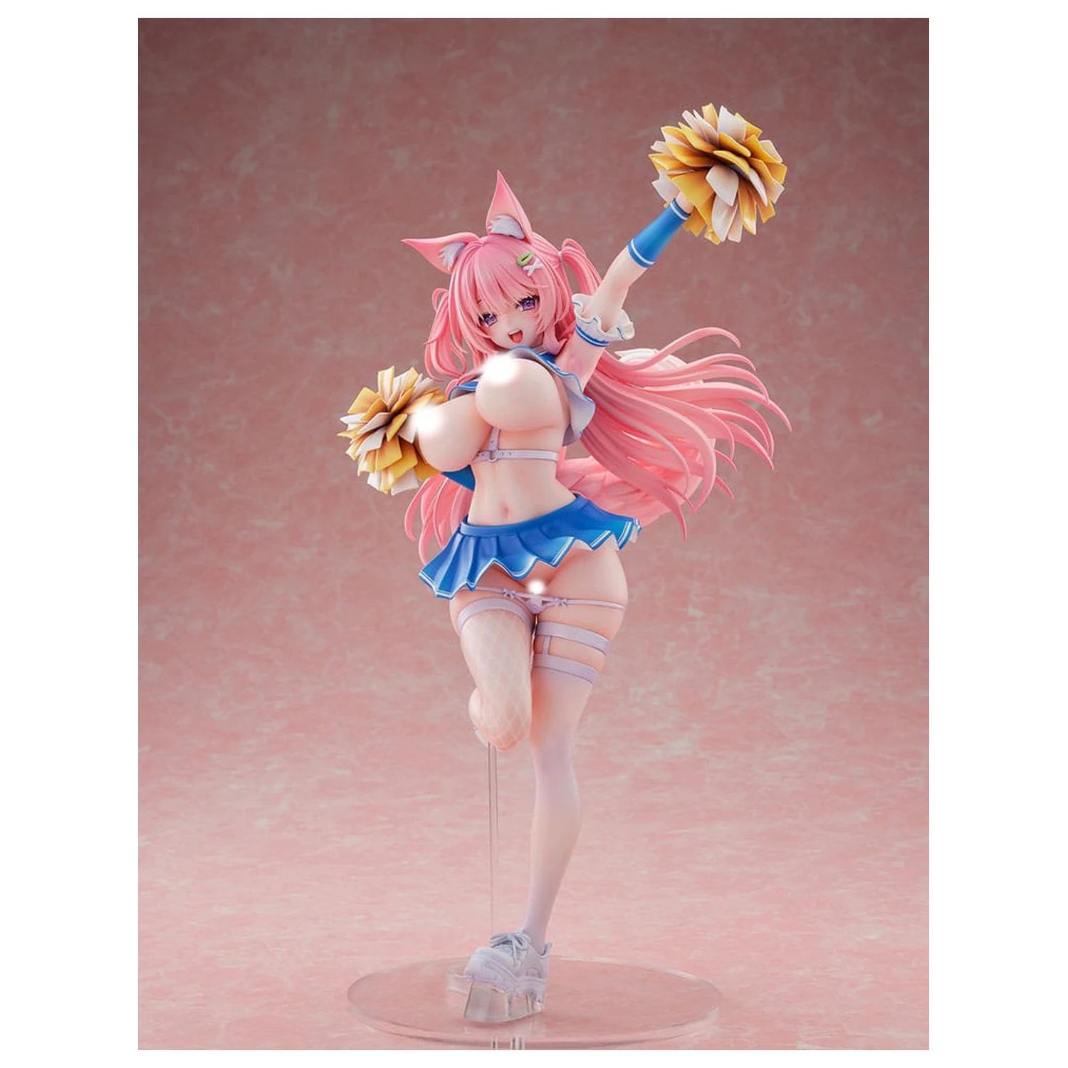 Original Character 1/5 Kemomimi Cheer Girl illustration by Yatanuki Kei DX Version szobor figura 35 cm     termékfotó