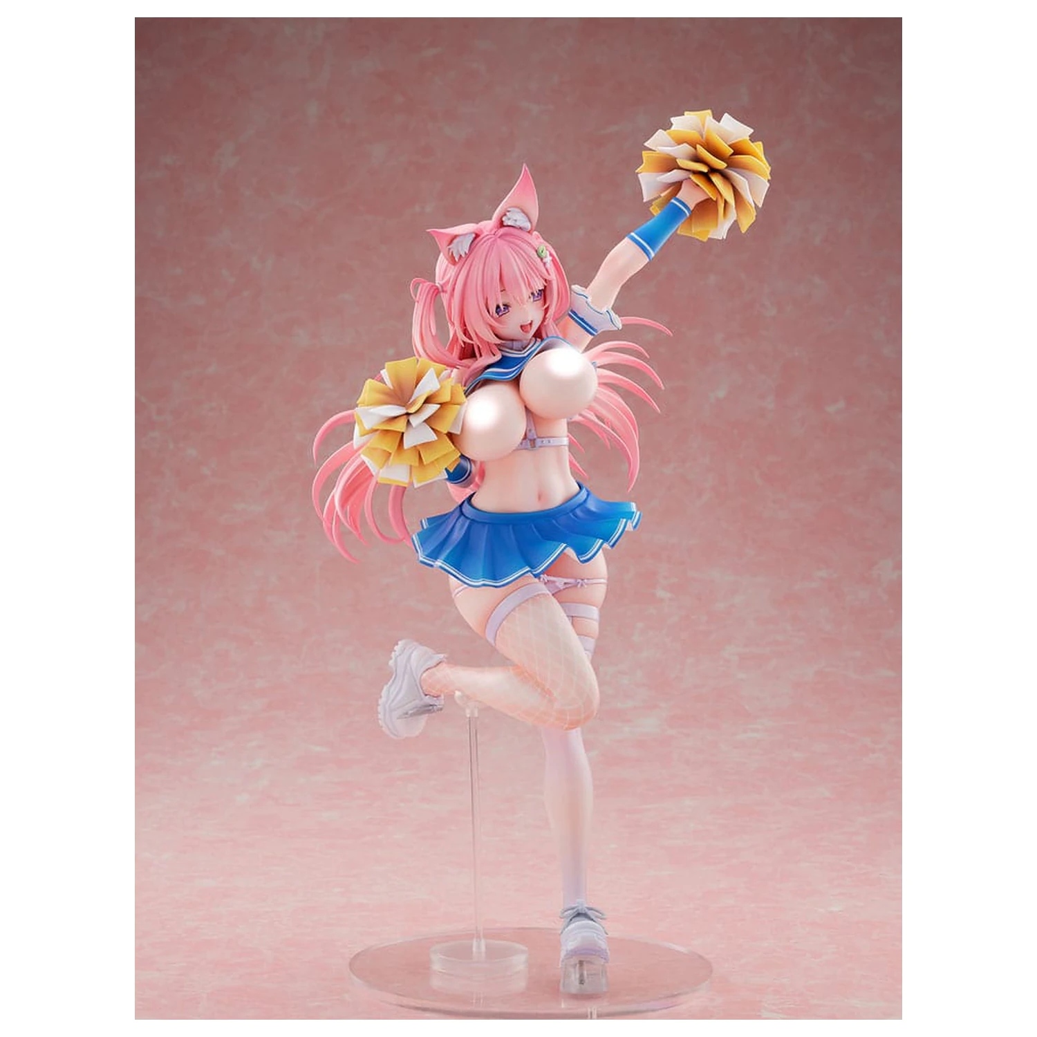 Original Character 1/5 Kemomimi Cheer Girl illustration by Yatanuki Kei DX Version szobor figura 35 cm     termékfotó