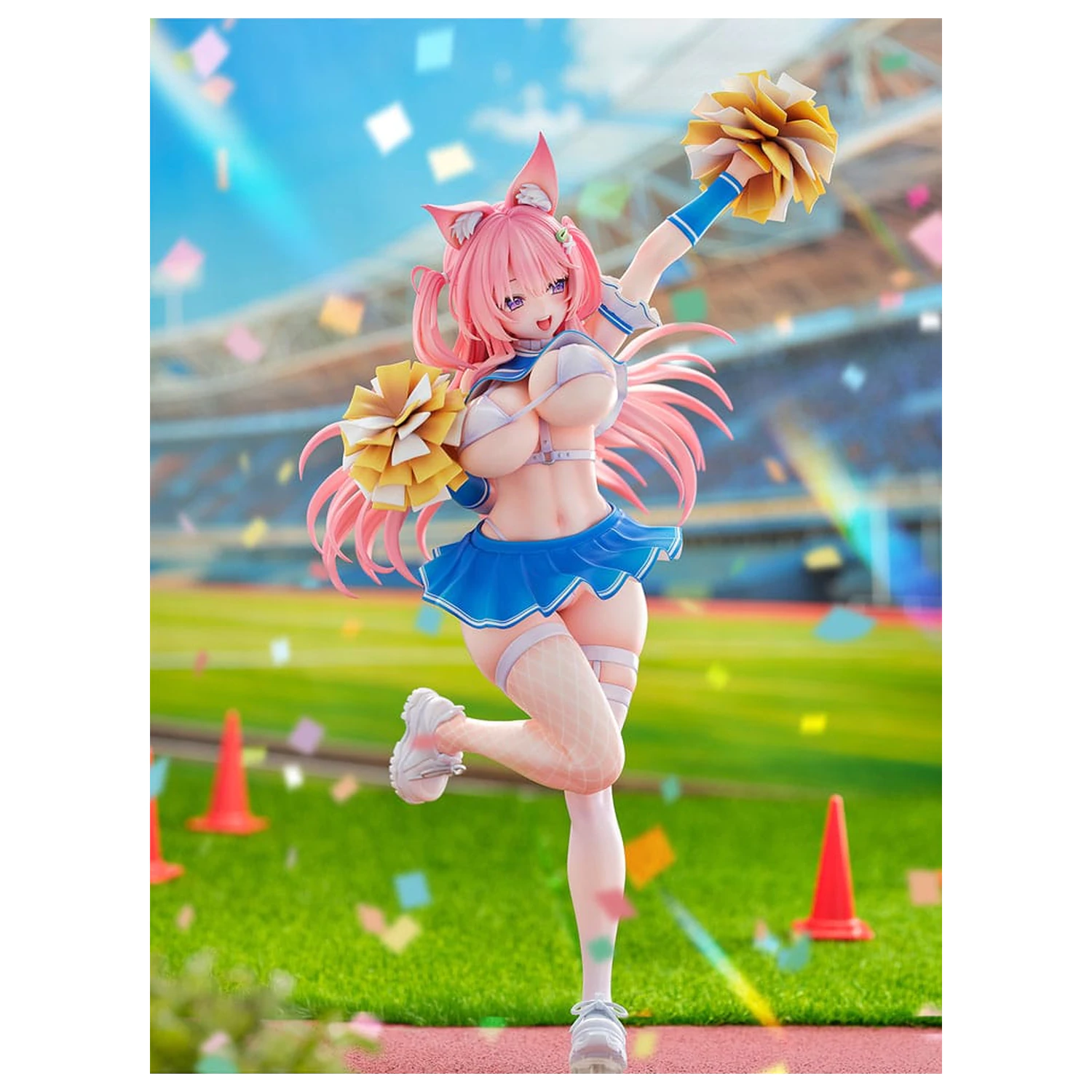 Original Character 1/5 Kemomimi Cheer Girl illustration by Yatanuki Kei szobor figura 35 cm    termékfotó