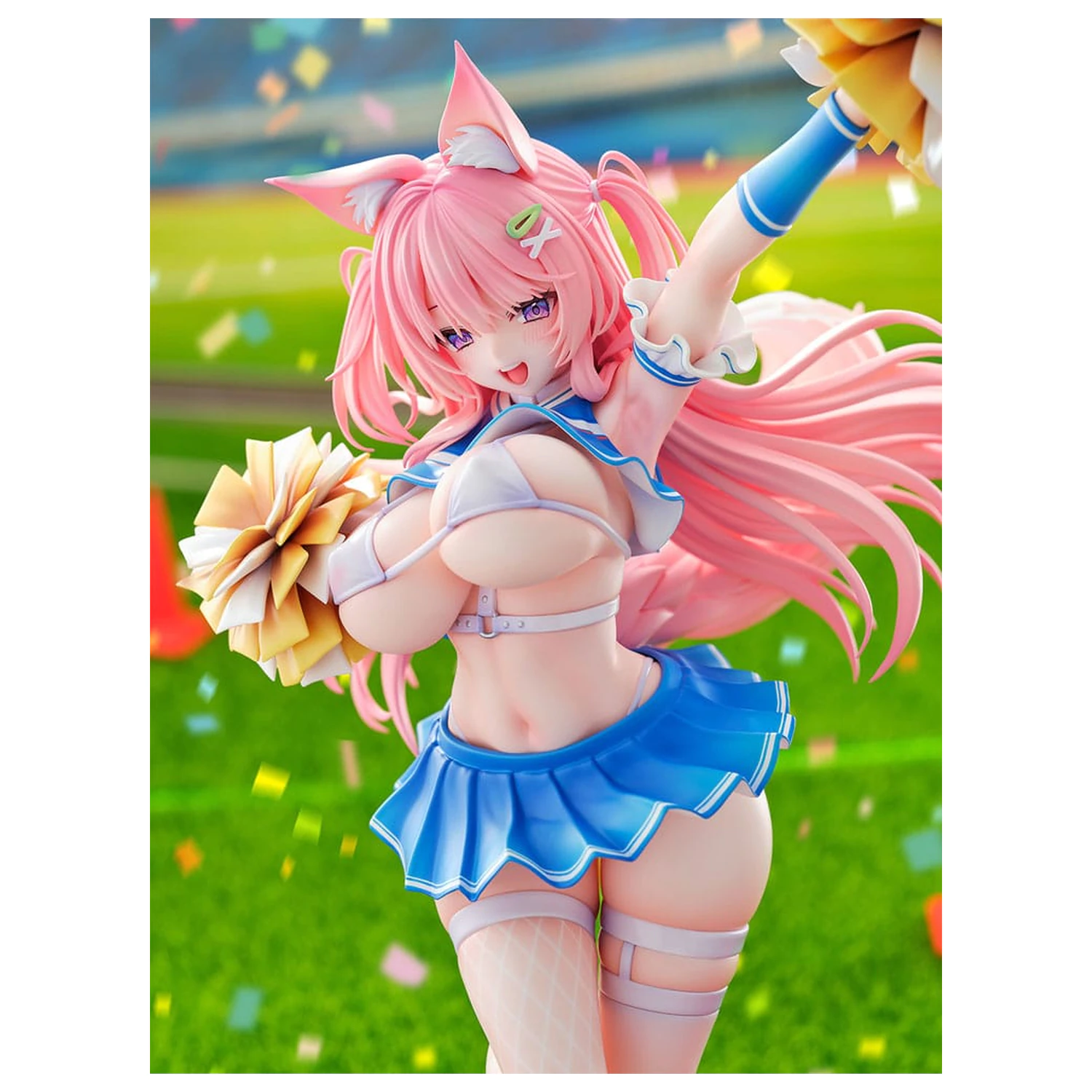 Original Character 1/5 Kemomimi Cheer Girl illustration by Yatanuki Kei szobor figura 35 cm    termékfotó