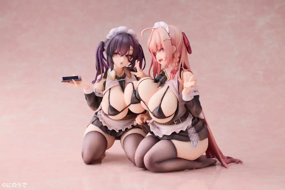 Original Character 1/5 Koho Miya & Otsuhane Fuwari illustration by Ninoude PVC szobor figura 2 db-os csomag 18 cm termékfotó