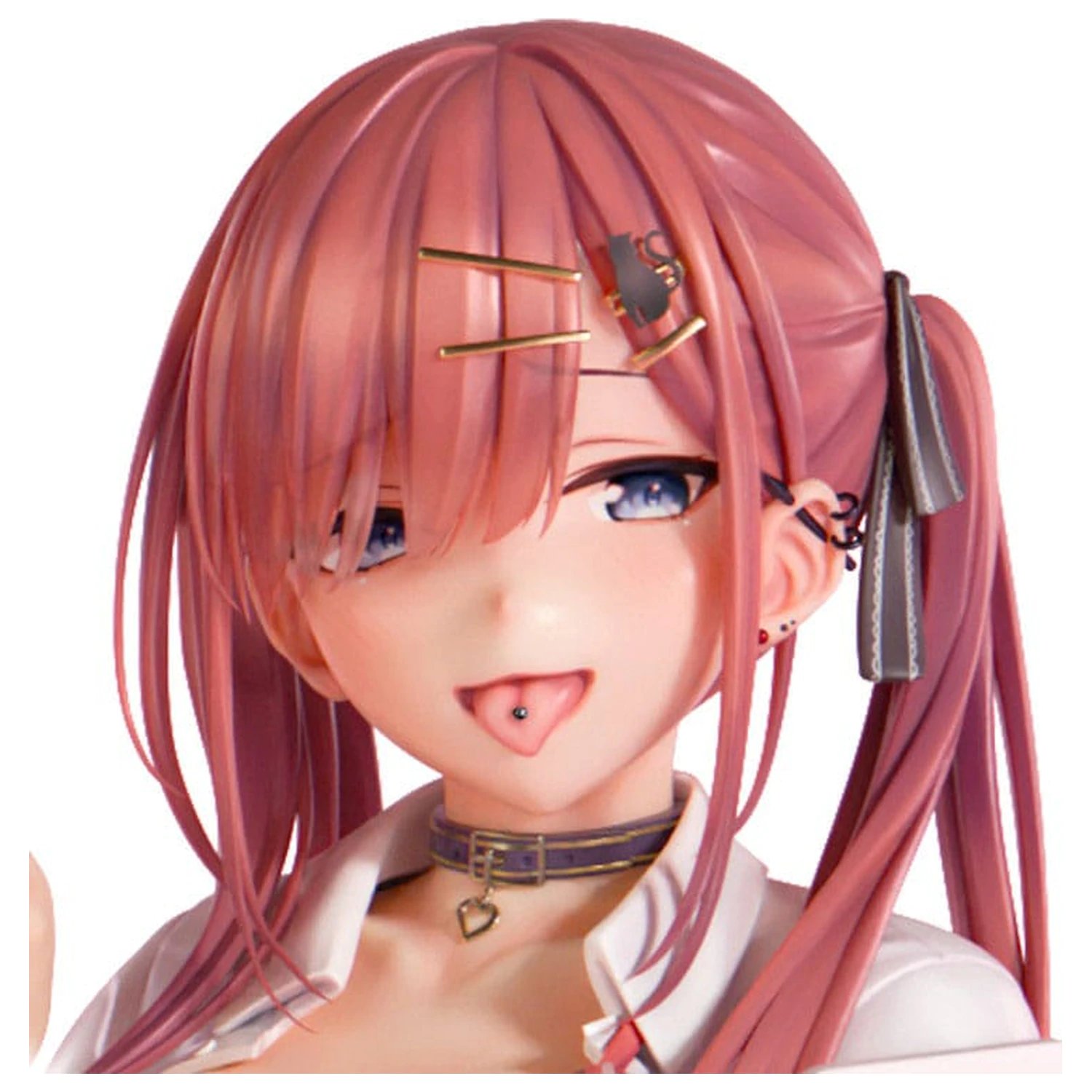 Original Character 1/5 Red-Haired Gyaru-Chan Bare Face Ver. Illustration by Nanamakura szobor figura 29 cm termékfotó