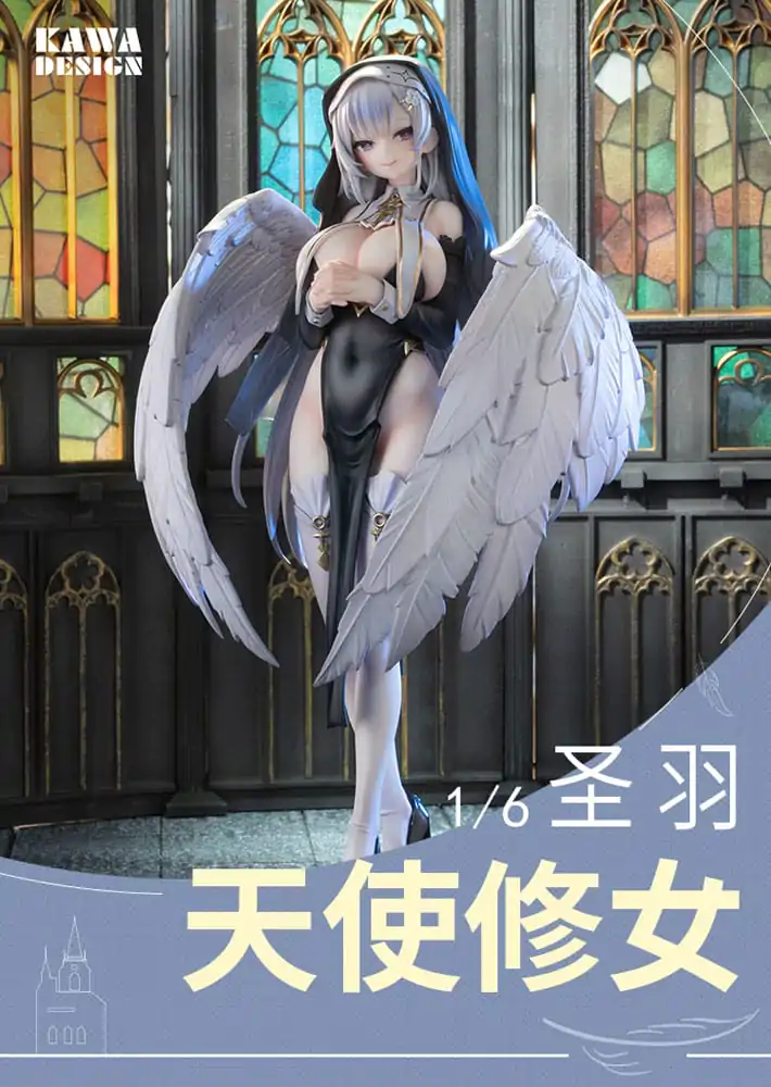 Original Character 1/6 Angel Sister Holy Wing Normal Edition PVC szobor figura 28 cm    termékfotó