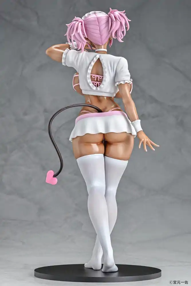 Original Character 1/6 Black Gal Maid Succubus Cocoa Pink Ver. szobor figura 30 cm termékfotó