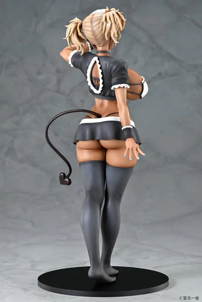 Original Character 1/6 Black Gal Maid Succubus Cocoa szobor figura 30 cm termékfotó