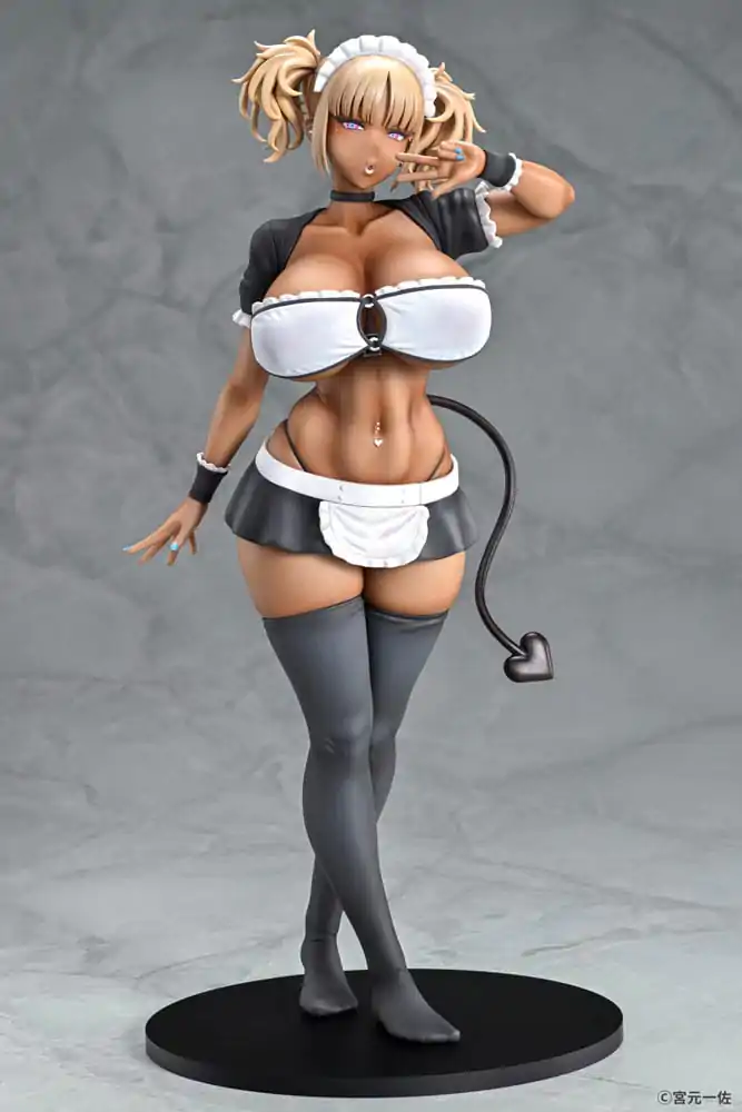 Original Character 1/6 Black Gal Maid Succubus Cocoa szobor figura 30 cm termékfotó