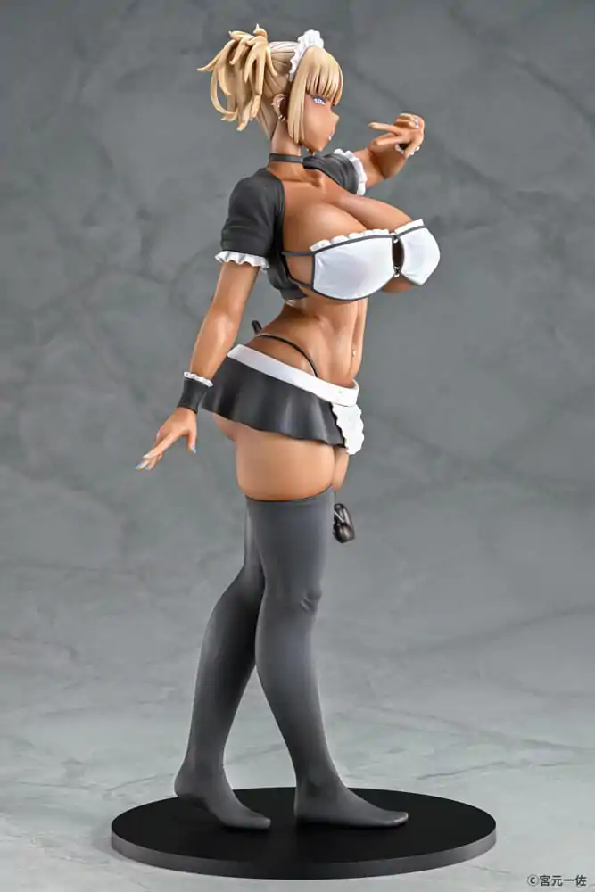 Original Character 1/6 Black Gal Maid Succubus Cocoa szobor figura 30 cm termékfotó