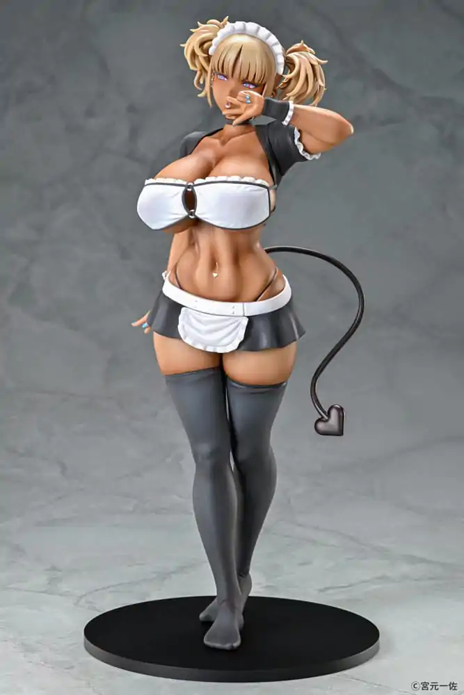 Original Character 1/6 Black Gal Maid Succubus Cocoa szobor figura 30 cm termékfotó