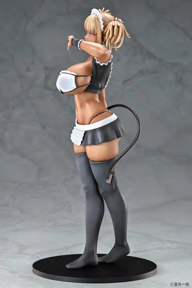 Original Character 1/6 Black Gal Maid Succubus Cocoa szobor figura 30 cm termékfotó
