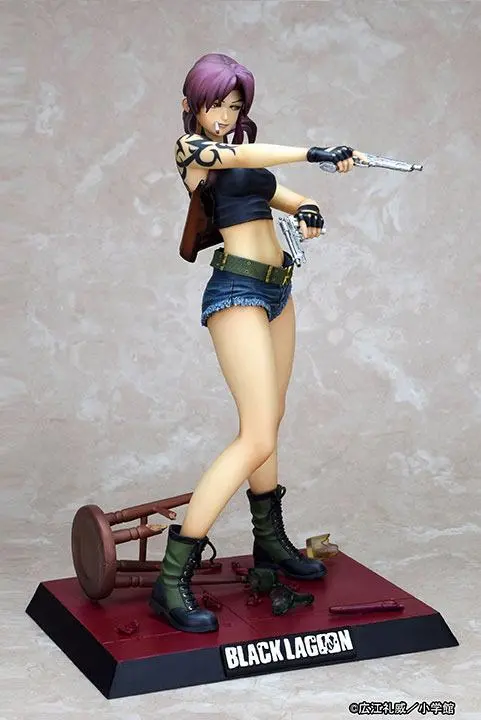 Original Character 1/6 Black Lagoon Revy Two Hand 2022 Ver. A PVC szobor figura 26 cm termékfotó