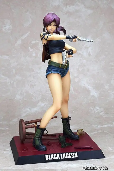 Original Character 1/6 Black Lagoon Revy Two Hand 2022 Ver. A PVC szobor figura 26 cm termékfotó
