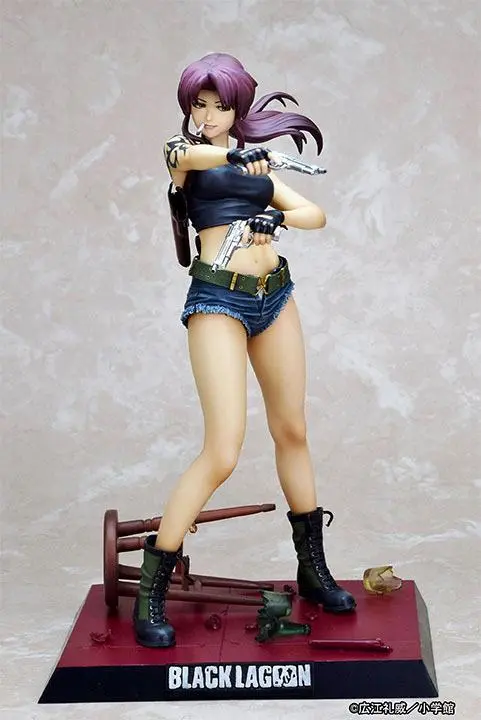 Original Character 1/6 Black Lagoon Revy Two Hand 2022 Ver. A PVC szobor figura 26 cm termékfotó