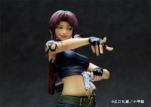 Original Character 1/6 Black Lagoon Revy Two Hand 2022 Ver. B PVC szobor figura 26 cm termékfotó