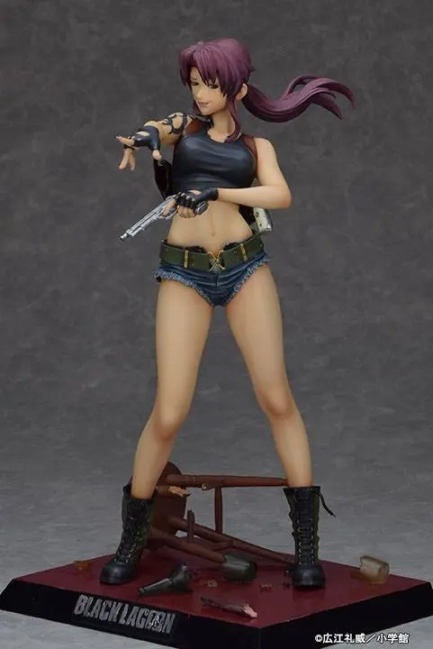 Original Character 1/6 Black Lagoon Revy Two Hand 2022 Ver. B PVC szobor figura 26 cm termékfotó