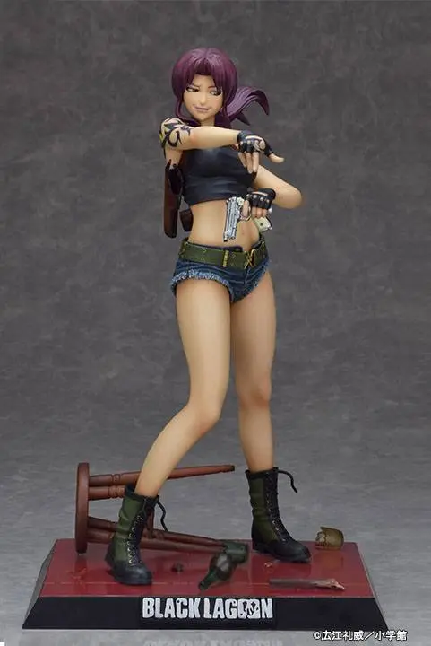 Original Character 1/6 Black Lagoon Revy Two Hand 2022 Ver. B PVC szobor figura 26 cm termékfotó