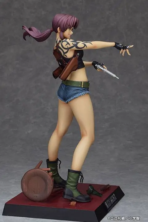 Original Character 1/6 Black Lagoon Revy Two Hand 2022 Ver. B PVC szobor figura 26 cm termékfotó