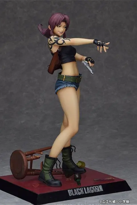 Original Character 1/6 Black Lagoon Revy Two Hand 2022 Ver. B PVC szobor figura 26 cm termékfotó